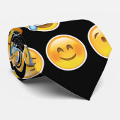 ハロウィーン絵文字メンズネックタイ ネクタイ (ロール)