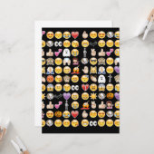 ハロウィーン絵文字 カード (正面/裏面インサイチュ)