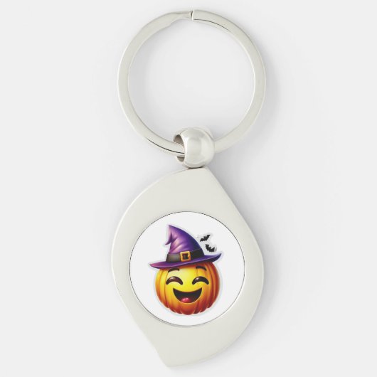 ハロウィーン絵文字 キーホルダー (正面)