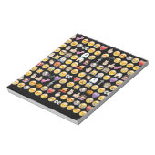 ハロウィーン絵文字 ノートパッド (回転)