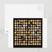 ハロウィーン絵文字 ポストカード (正面/裏面)