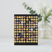 ハロウィーン絵文字 ポストカード (スタンド正面)