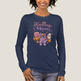 ハロウィーン編み物ママ - レディースTシャツ トライブレンドＴシャツ