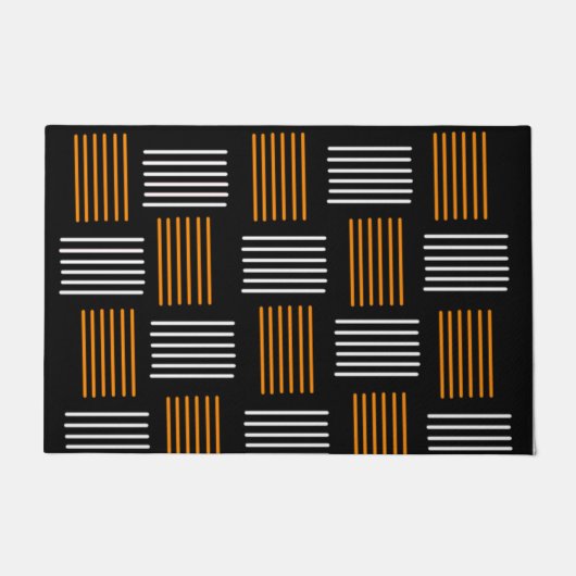 ハロウィーン織 ドアマット (正面)