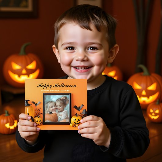 ハロウィーン美しい幼児 カード