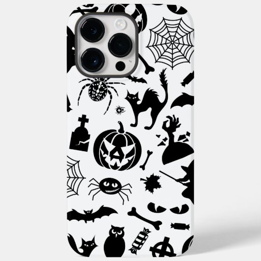 ハロウィーン背景ハロウィーンコスチュームハロウィーン Case-Mate iPhoneケース (裏面)
