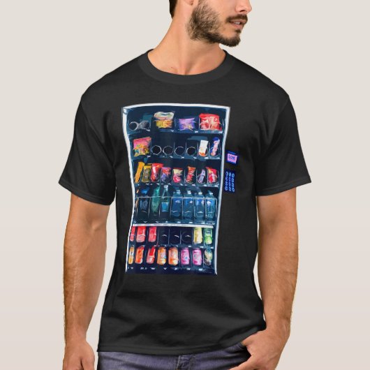 ハロウィーン自販機用コスチューム シルベスター Tシャツ (正面)