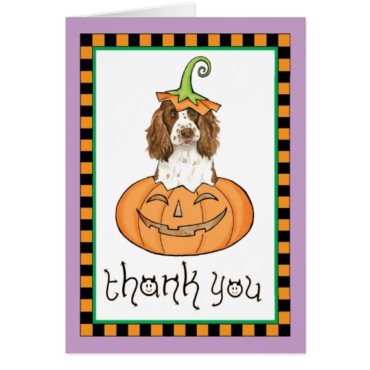 ハロウィーン英語スリンガーありがとう (正面)