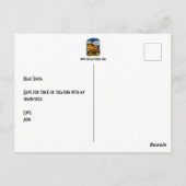 ハロウィーン葉書を思い出す夜 ポストカード (裏面)