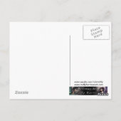 ハロウィーン葉書ゴシック魔女と悪魔の芸術 ポストカード (裏面)