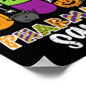 ハロウィーン薬局スクワッドPIlls服装薬剤師 ポスター (角)