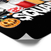 ハロウィーン薬局分隊ピルシャツ薬剤師W ポスター (角)