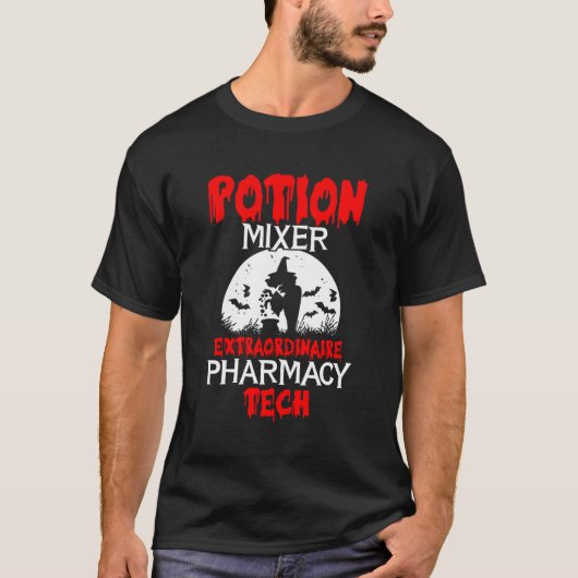 ハロウィーン薬局技術者Cpht認定Pharm Tシャツ (正面)