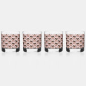 ハロウィーン虹 ウイスキーグラス (左)