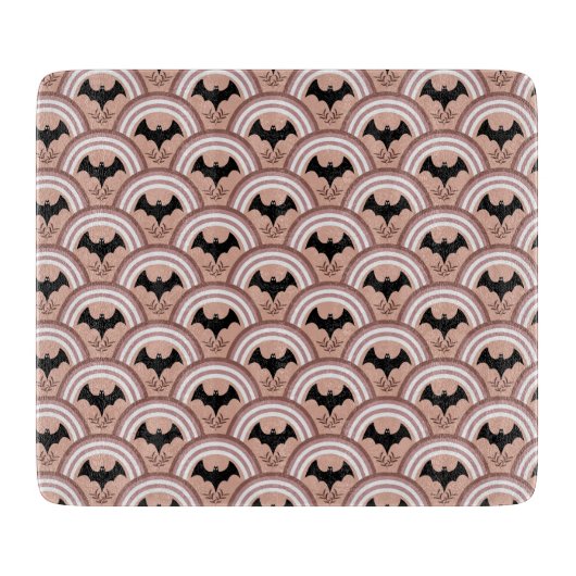 ハロウィーン虹 カッティングボード (正面)