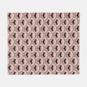 ハロウィーン虹 フリースブランケット (正面(横))