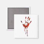 ハロウィーン血ハンドプリント衣装ゾンビ衣装 マグネット (正面/裏面)