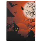 ハロウィーン血ムーンライト悪夢 クリップボード (裏面)