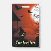 ハロウィーン血ムーンライト悪夢 バッジ (裏面)