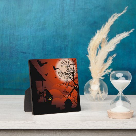 ハロウィーン血ムーンライト悪夢 フォトプラーク (インサイチュ)