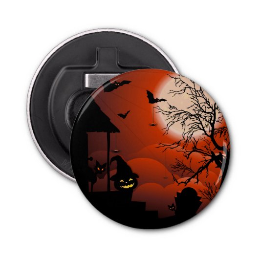 ハロウィーン血ムーンライト悪夢 栓抜き (正面)