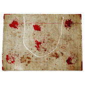 ハロウィーン血赤血怖 ラージペーパーバッグ (正面)