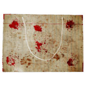 ハロウィーン血赤血怖 ラージペーパーバッグ (裏面)