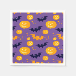 ハロウィーン衣装ガールウィッチバースデーパーティー スタンダードカクテルナプキン