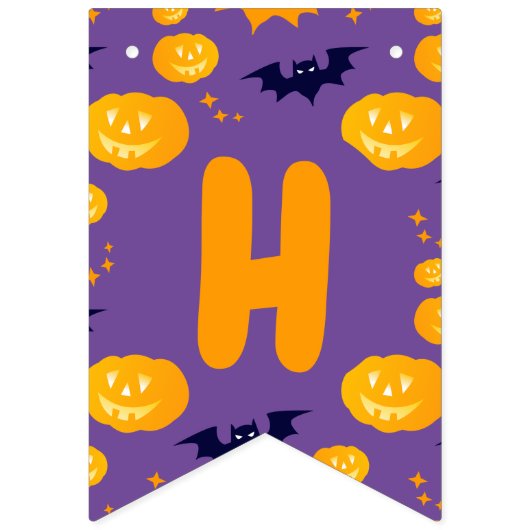 ハロウィーン衣装ガールウィッチバースデーパーティー バンティングフラッグ (第2の旗)