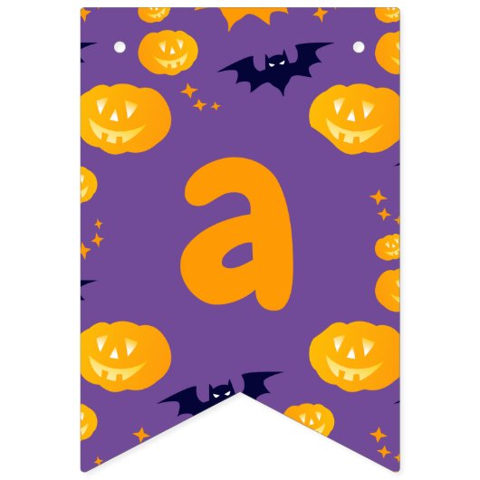 ハロウィーン衣装ガールウィッチバースデーパーティー バンティングフラッグ (第3の旗)