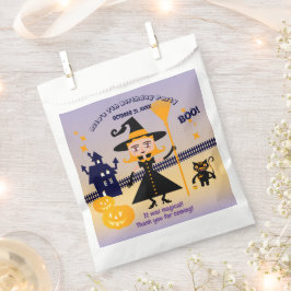 ハロウィーン衣装ガールウィッチバースデーパーティー フェイバーバッグ