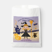 ハロウィーン衣装ガールウィッチバースデーパーティー フェイバーバッグ (正面)