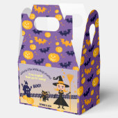 ハロウィーン衣装ガールウィッチバースデーパーティー フェイバーボックス (オープン)