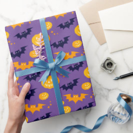 ハロウィーン衣装ガールウィッチバースデーパーティー ラッピングペーパー