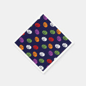 ハロウィーン衣装ガールバースデーパーティー スタンダードカクテルナプキン (角)