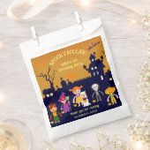 ハロウィーン衣装ガールバースデーパーティー フェイバーバッグ (クリップ留めされた状態)