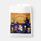 ハロウィーン衣装ガールバースデーパーティー フェイバーバッグ (正面)