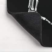 ハロウィーン衣装スケルトン手ハートサインメンズW マウスパッド (コーナー)