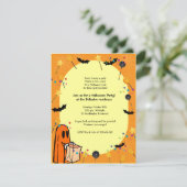 ハロウィーン衣装パーティの招待状 招待状 (スタンド正面)