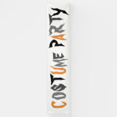 ハロウィーン衣装パーティーおもしろい不気味文字 横断幕 (縦)