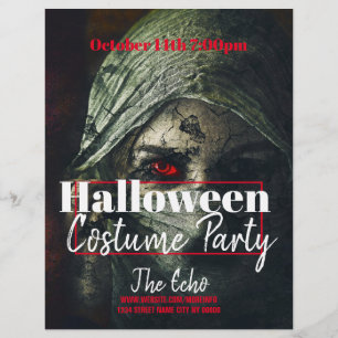 ハロウィーン衣装パーティーイベントフライヤー チラシ