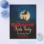 ハロウィーン衣装パーティーイベントフライヤー チラシ (シングル)