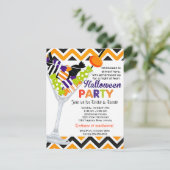 ハロウィーン衣装パーティーカクテル 招待状 (スタンド正面)