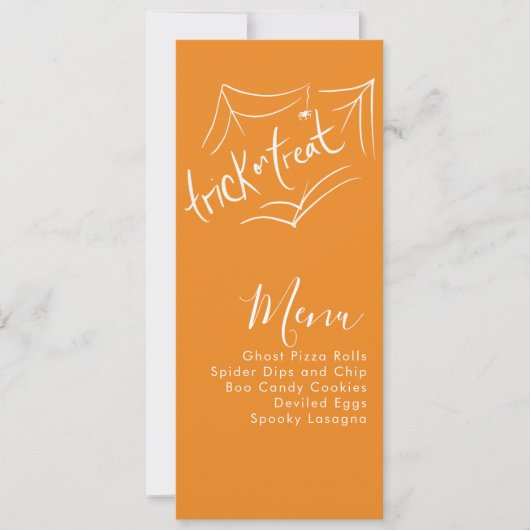 ハロウィーン衣装パーティー会社イベントメニュー シーズンカード (正面)