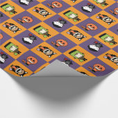 ハロウィーン衣装パーティー包装紙 ラッピングペーパー (角)