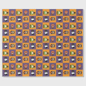 ハロウィーン衣装パーティー包装紙 ラッピングペーパー (フラット)