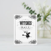 ハロウィーン衣装パーティー魔女の玉 招待状 (スタンド正面)