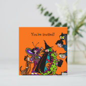 ハロウィーン衣装パーティー 招待状 (スタンド正面)