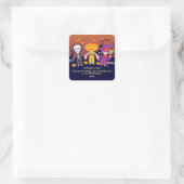 ハロウィーン衣装ボーイ誕生日パーティー スクエアシール (バッグ)