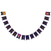 ハロウィーン衣装ボーイ誕生日パーティー バンティングフラッグ (全)